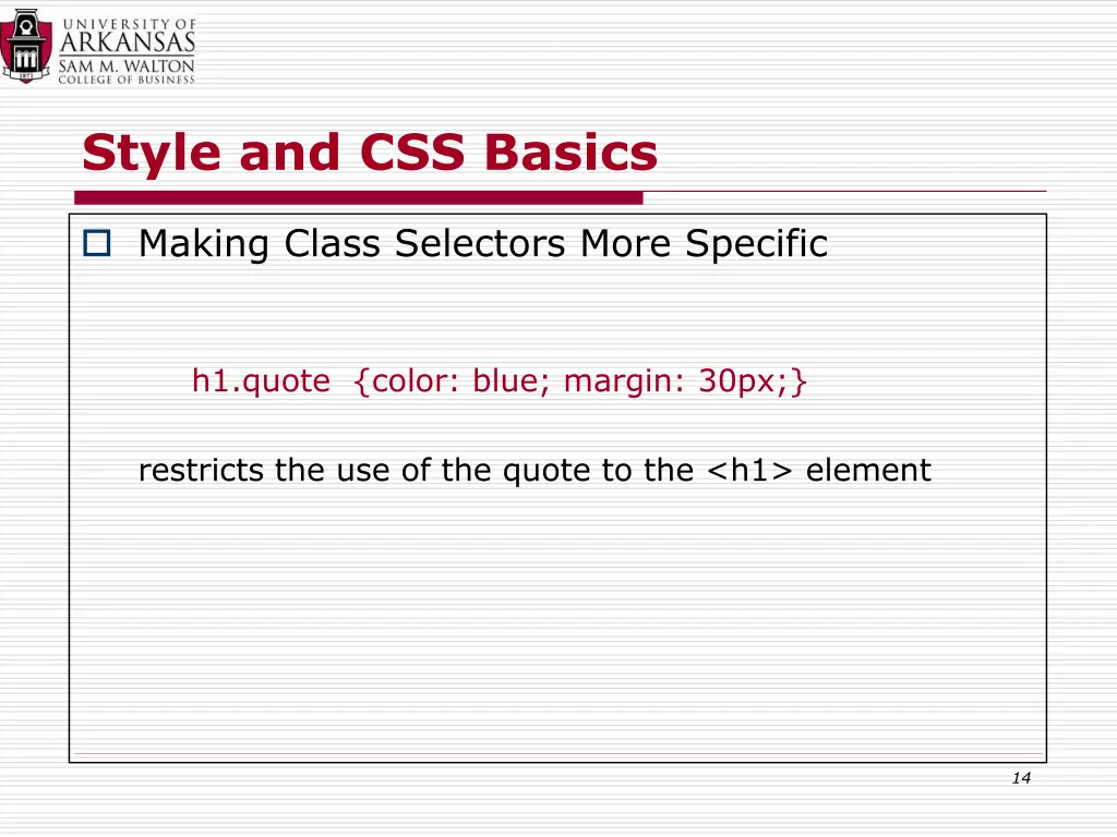 style and css basics 12