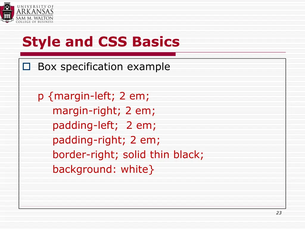style and css basics 21