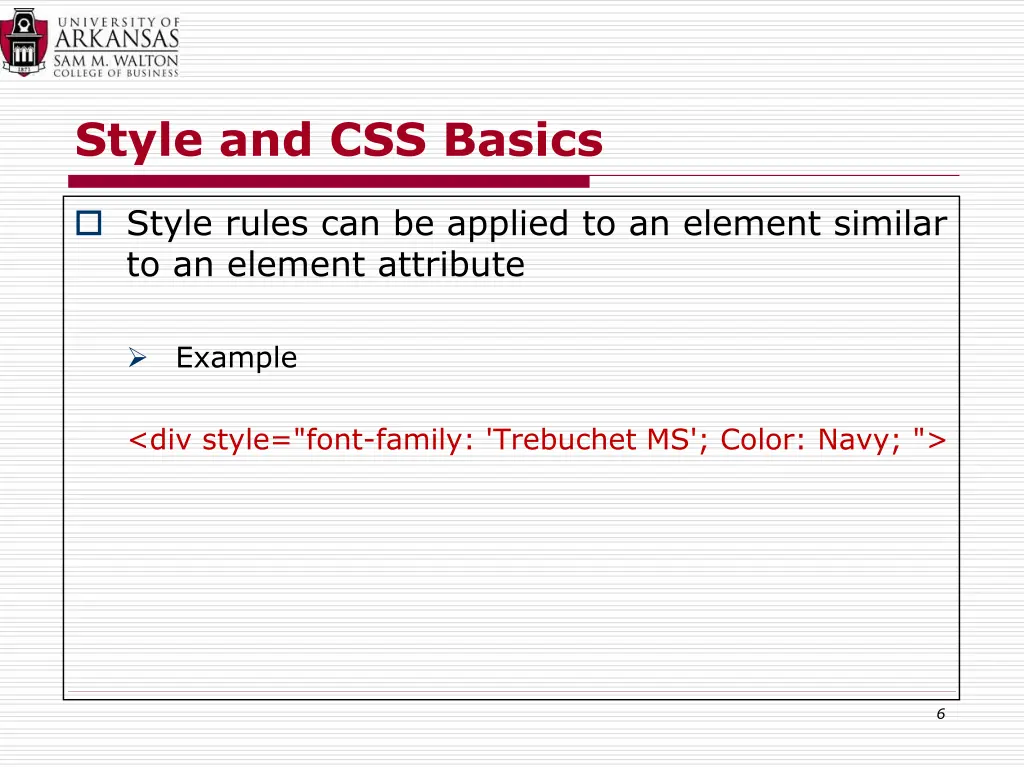 style and css basics 4