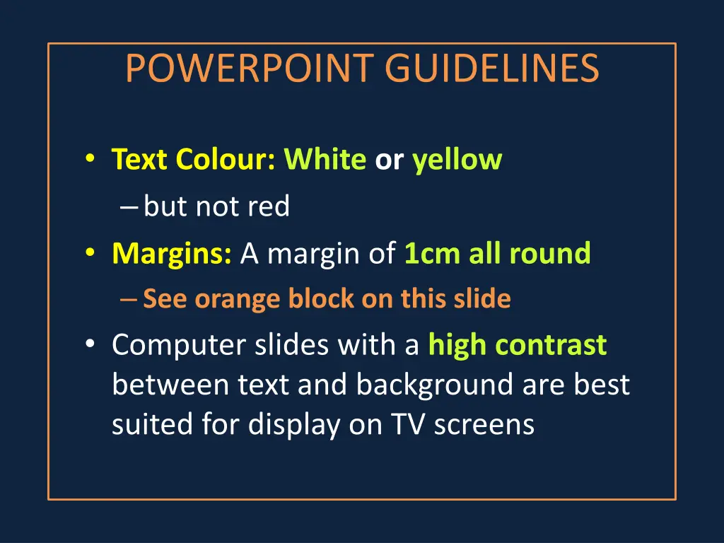 powerpoint guidelines 2