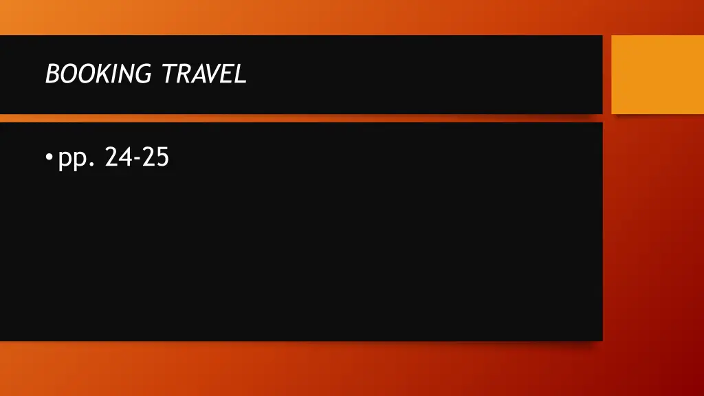 booking travel