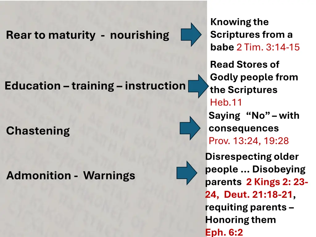 knowing the scriptures from a babe