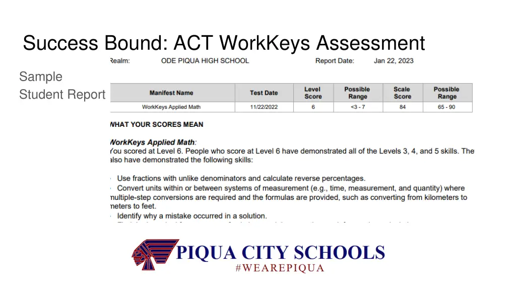 success bound act workkeys assessment 1