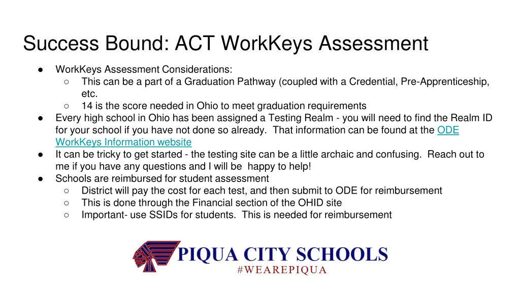 success bound act workkeys assessment 2