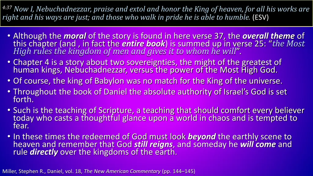 4 37 now i nebuchadnezzar praise and extol 2