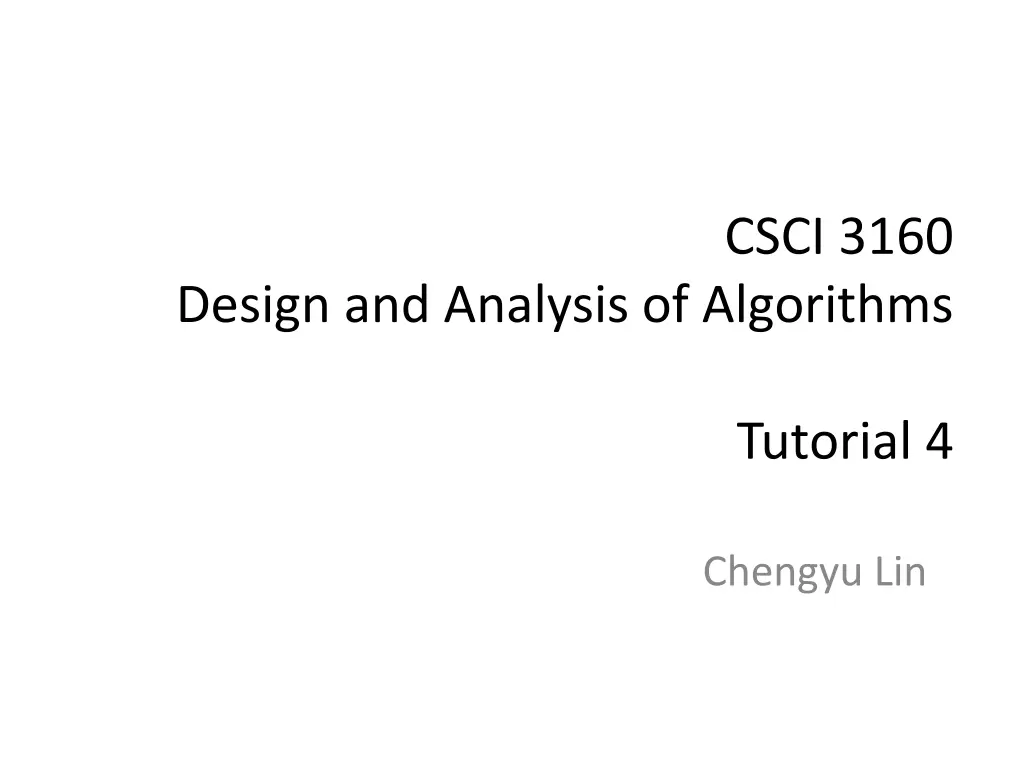 csci 3160