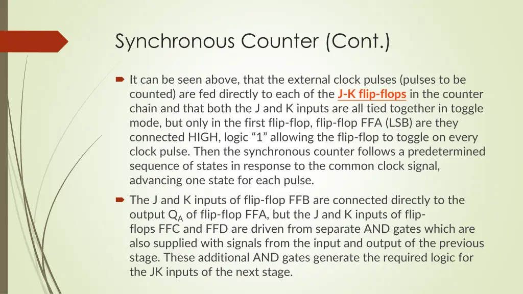 synchronous counter cont 1