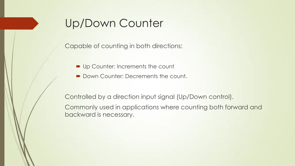 up down counter