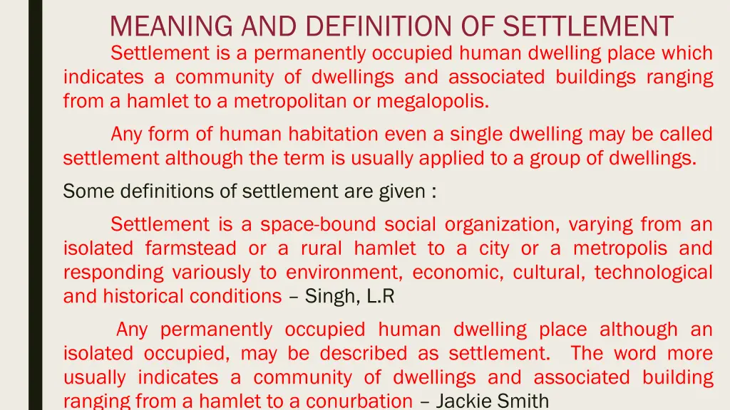 meaning and definition of settlement settlement