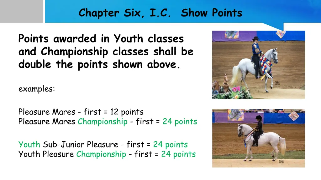 chapter six i c show points 1