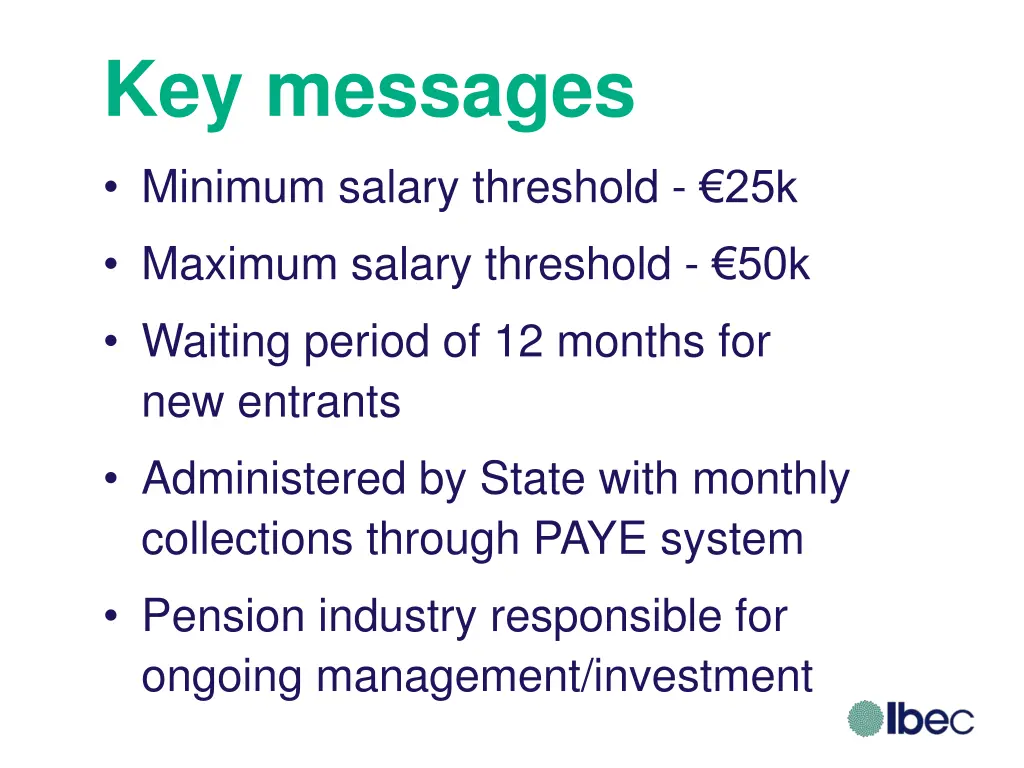 key messages 2