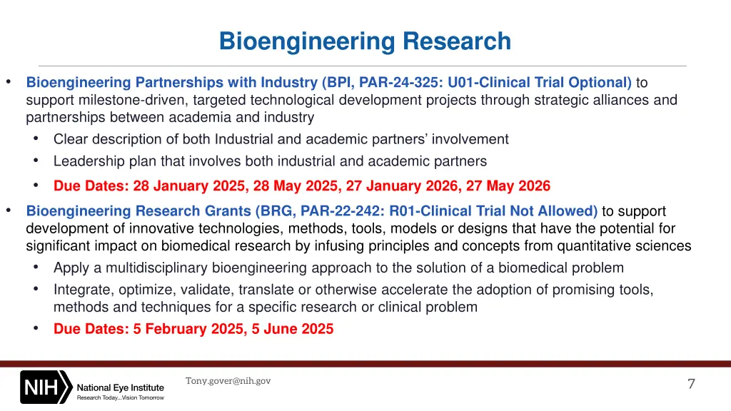 bioengineering research