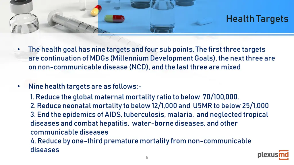 health targets