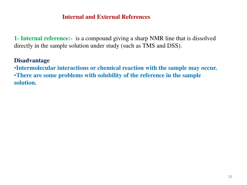 internal and external references