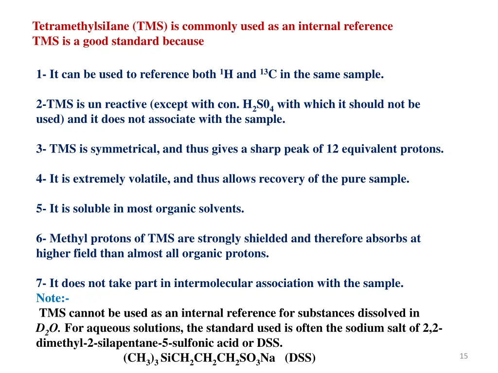 tetramethylsiiane tms is commonly used