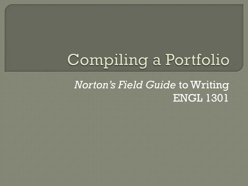 norton s field guide to writing