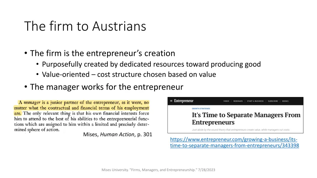 the firm to austrians