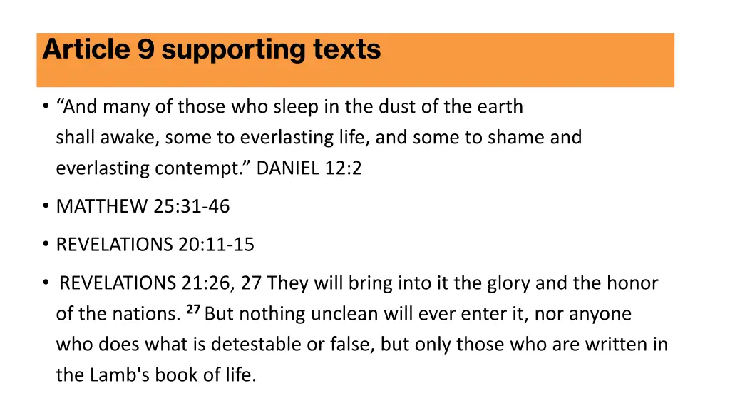 article 9 supporting texts