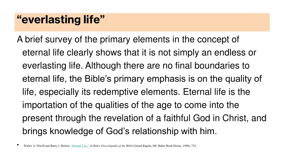 everlasting life 1