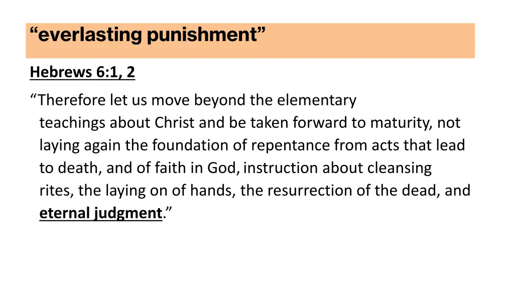 everlasting punishment 1