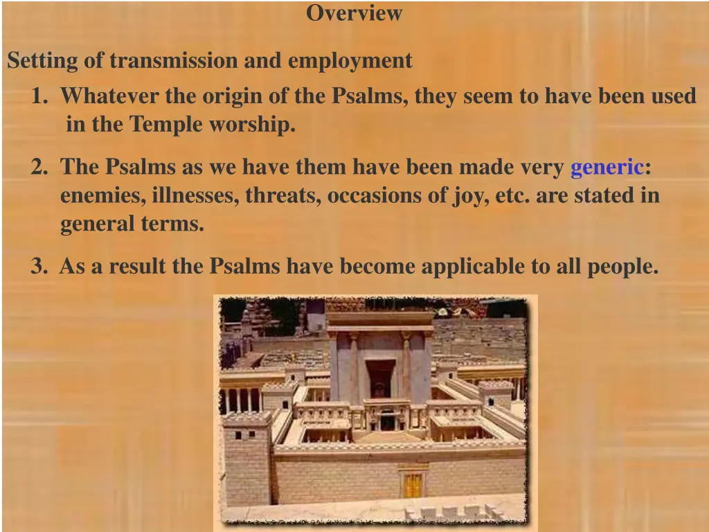 overview