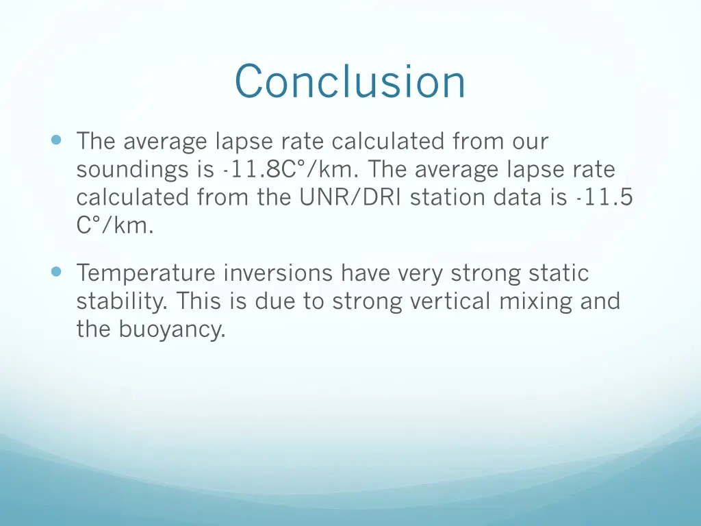 conclusion