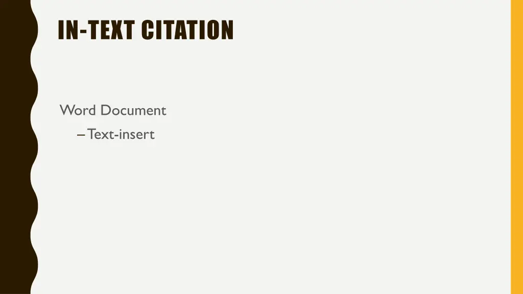 in text citation
