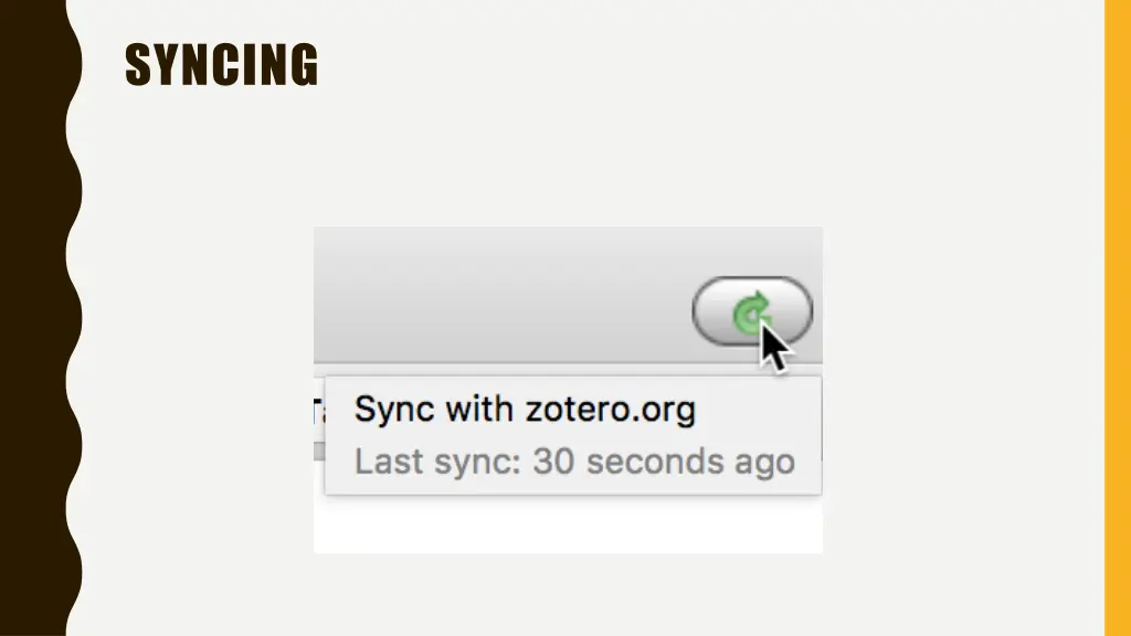 syncing