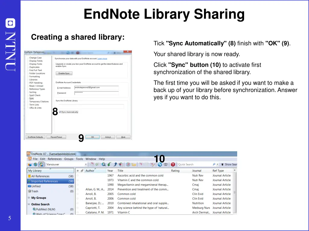 endnote library sharing 3