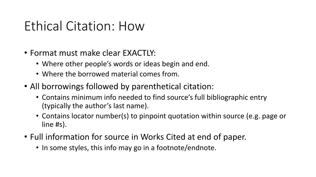 ethical citation how
