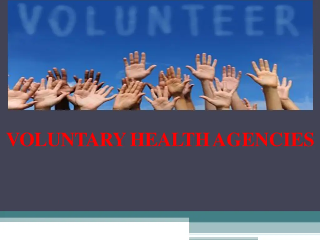 voluntary health agencies 1