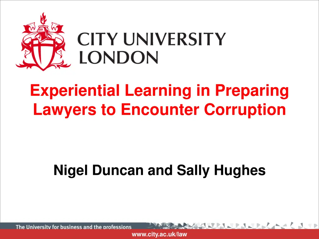 experiential learning in preparing lawyers