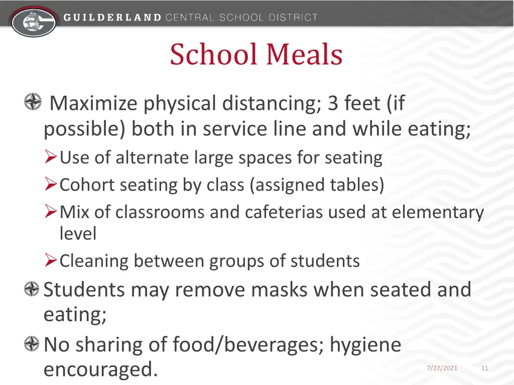 school meals