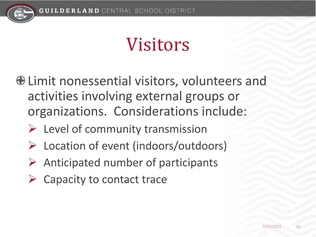 visitors