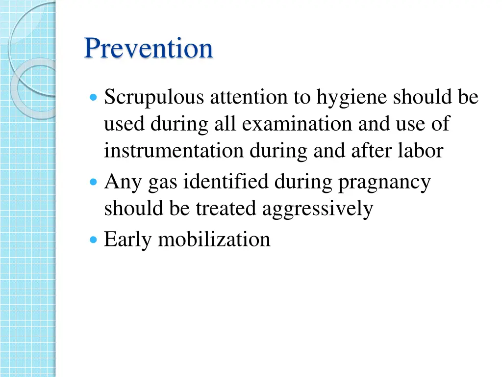 prevention