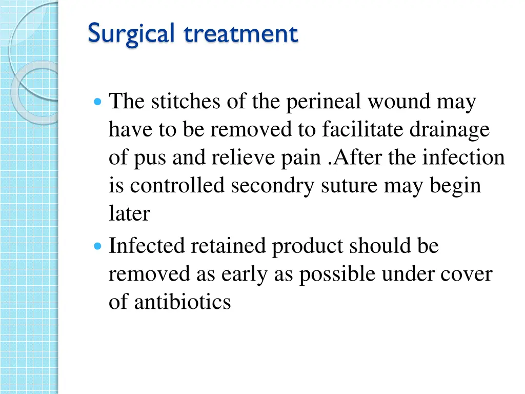 surgical treatment