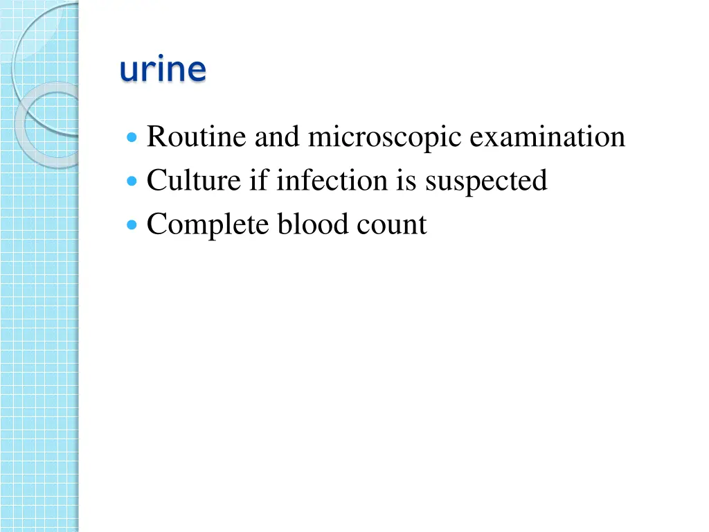 urine