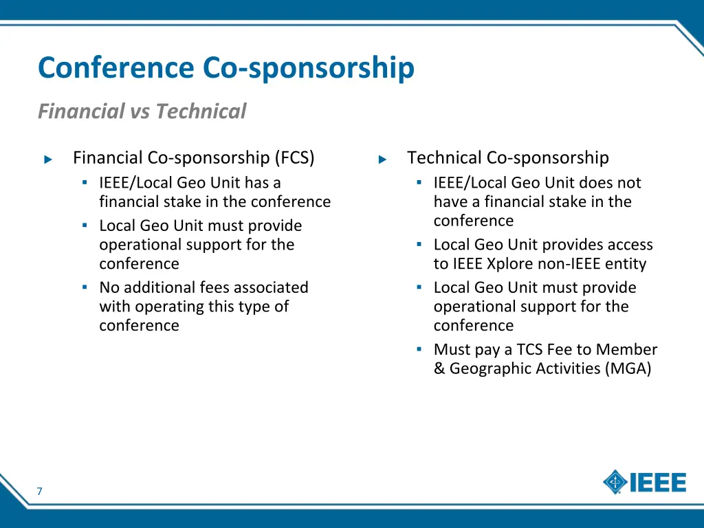conference co sponsorship
