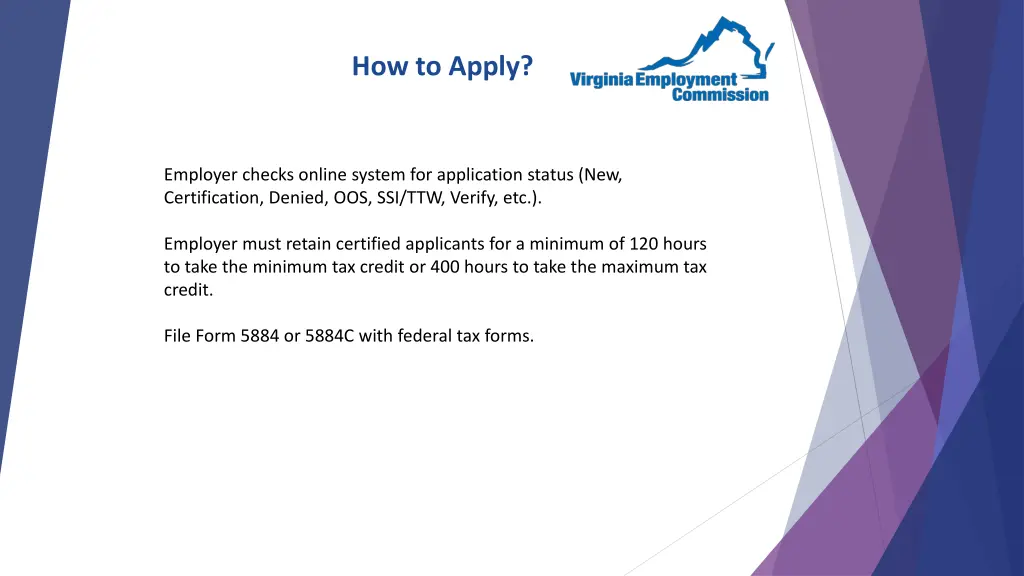 how to apply 1