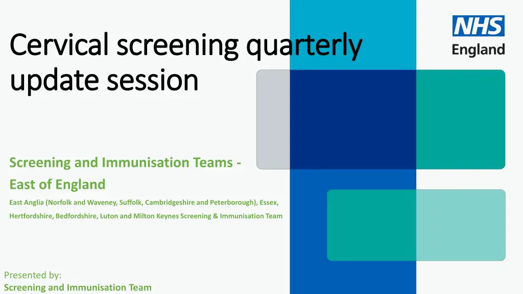 cervical screening quarterly cervical screening