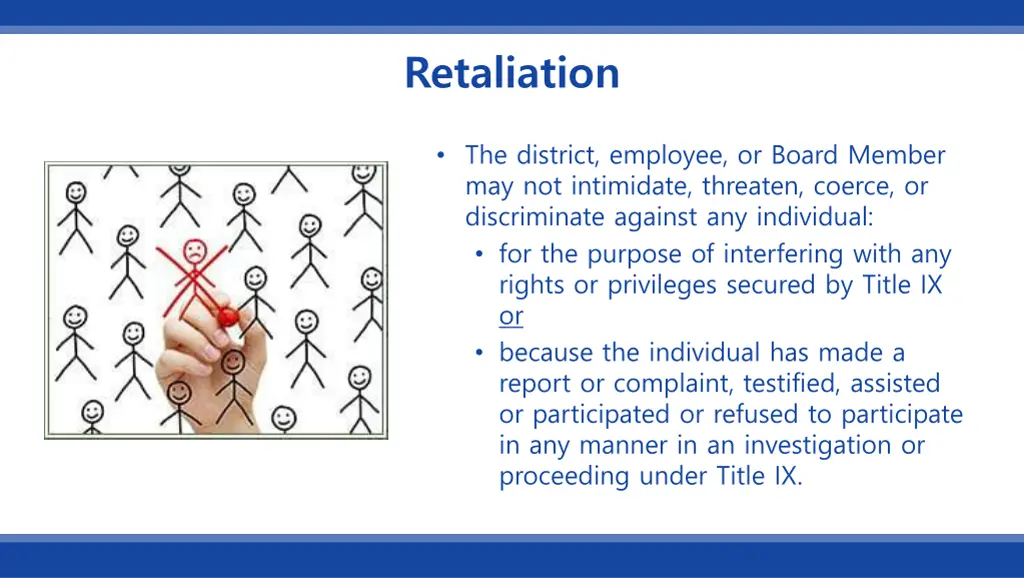 retaliation