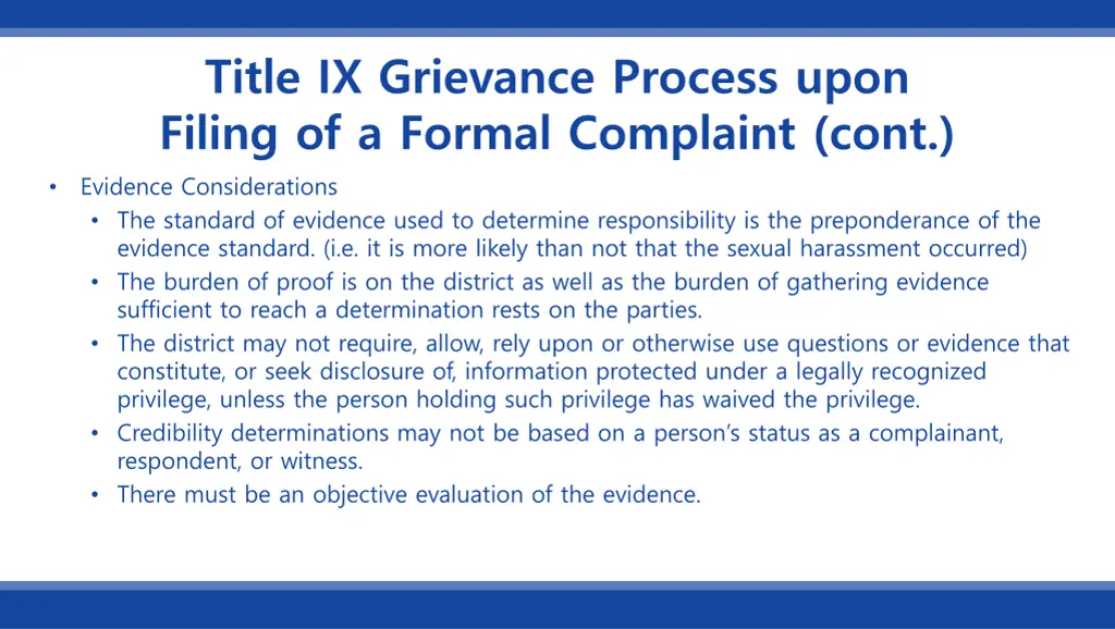 title ix grievance process upon filing 2