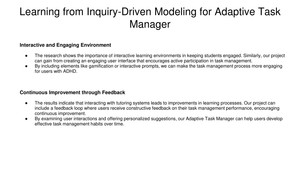 learning from inquiry driven modeling 1