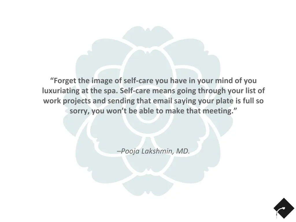 forget the image of self care you have in your