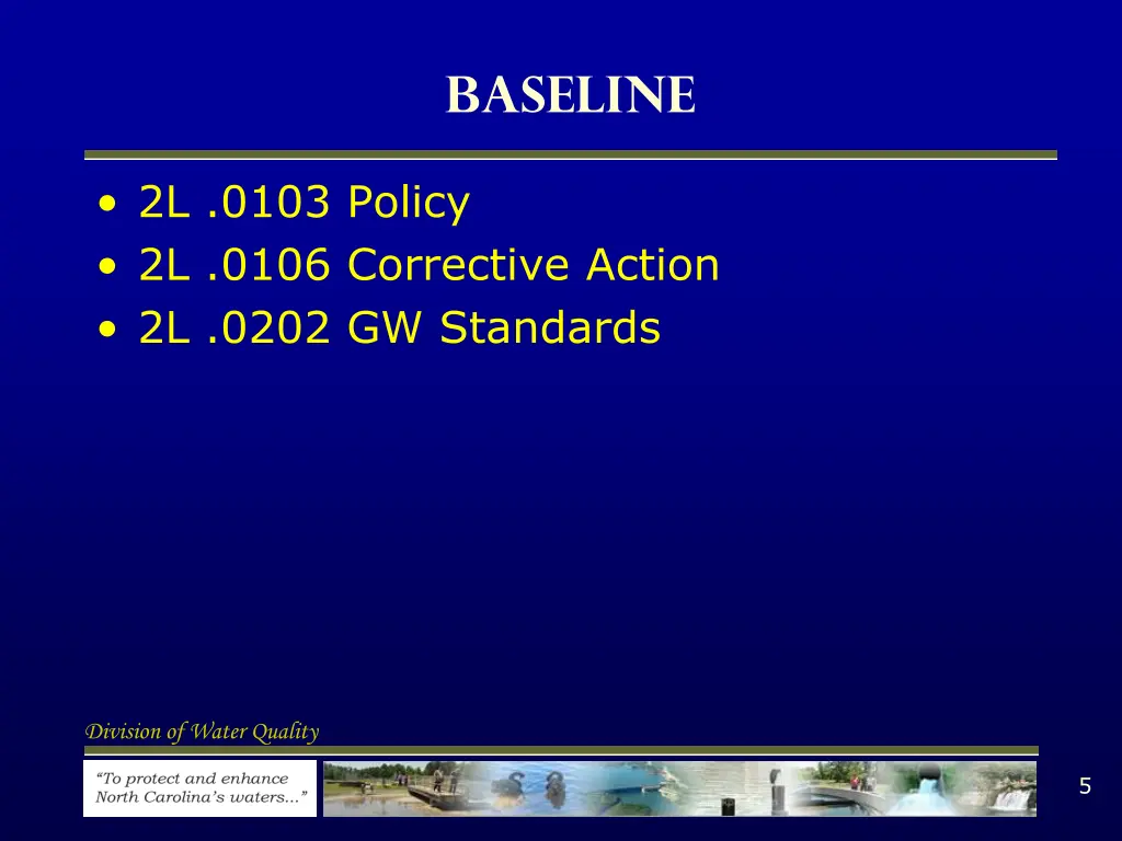 baseline