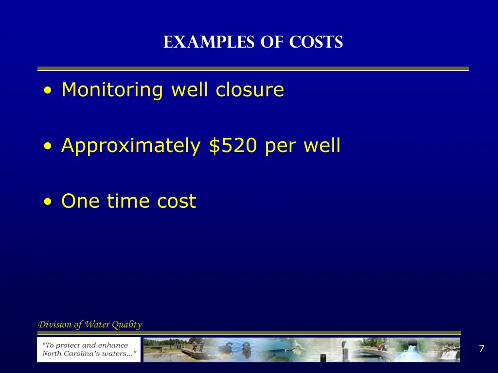 examples of costs