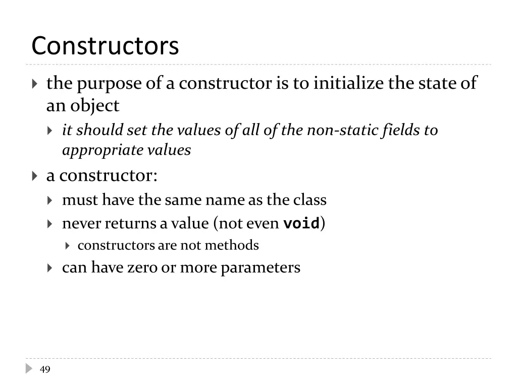 constructors
