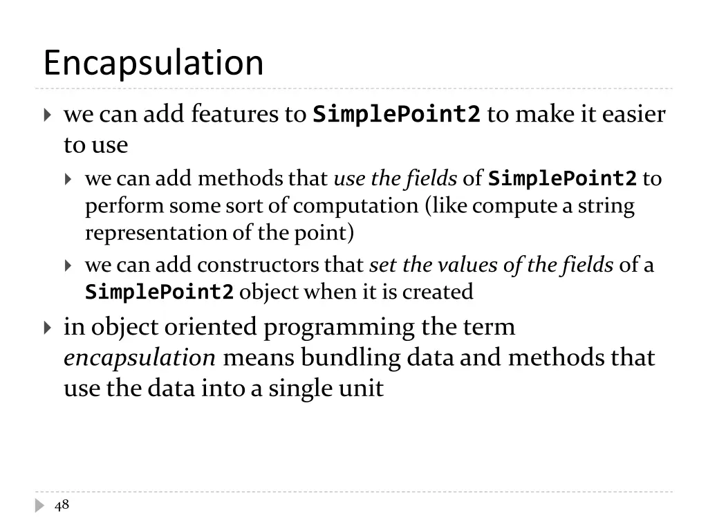 encapsulation