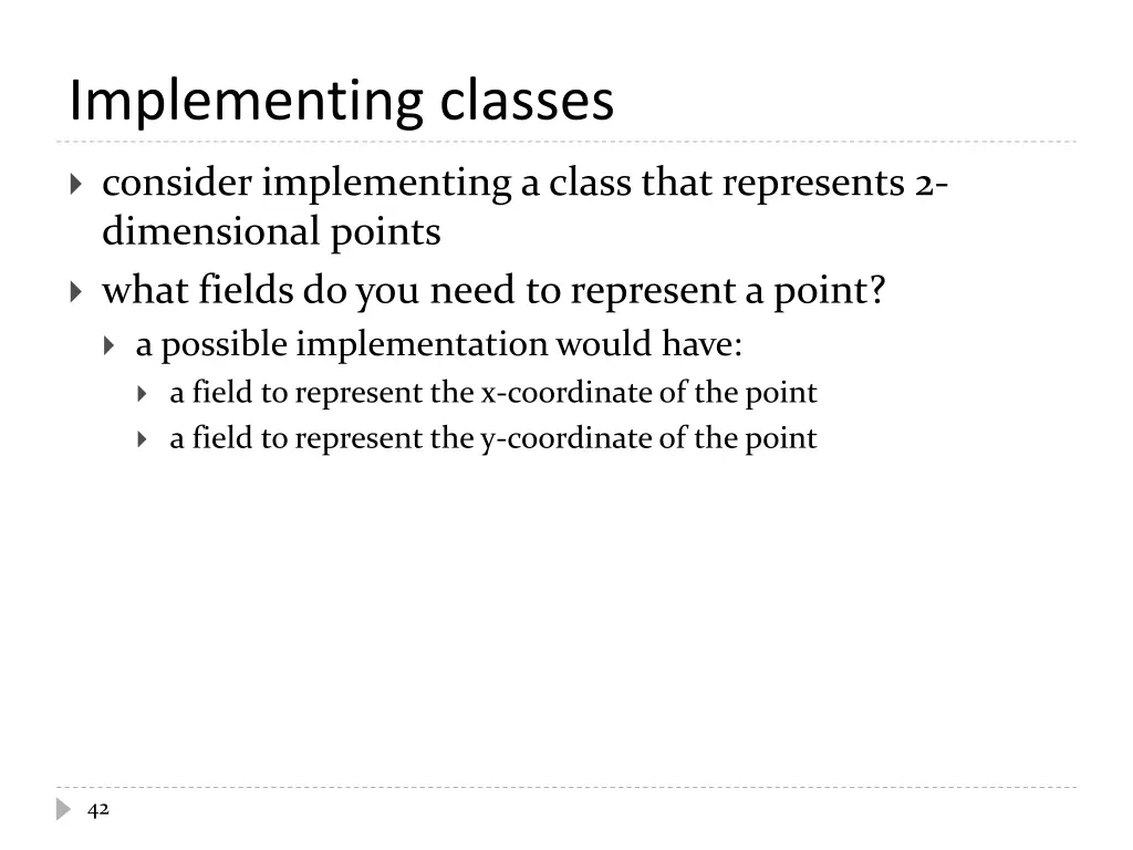 implementing classes 1