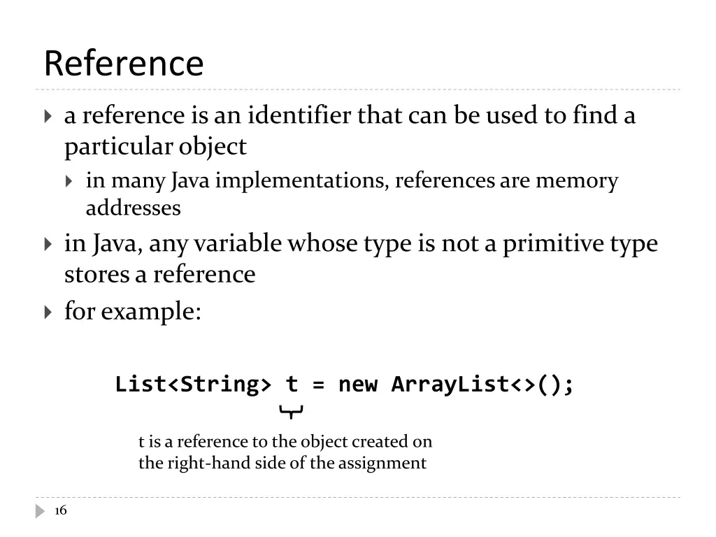 reference